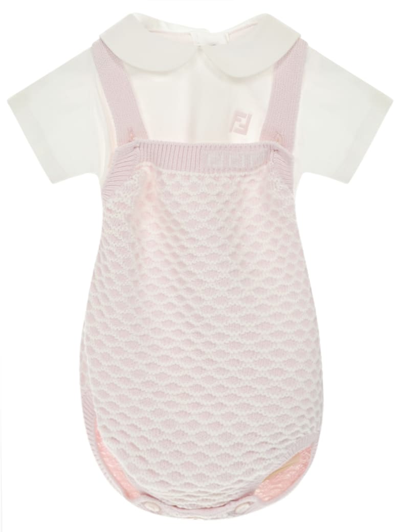 Fendi Kids Romper Suit - Pink