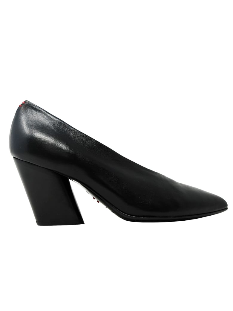Halmanera Leather Pumps - BLACK