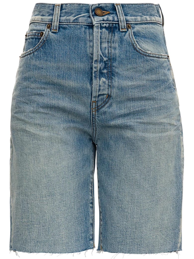 Saint Laurent Denim Straight Bermuda - 4986