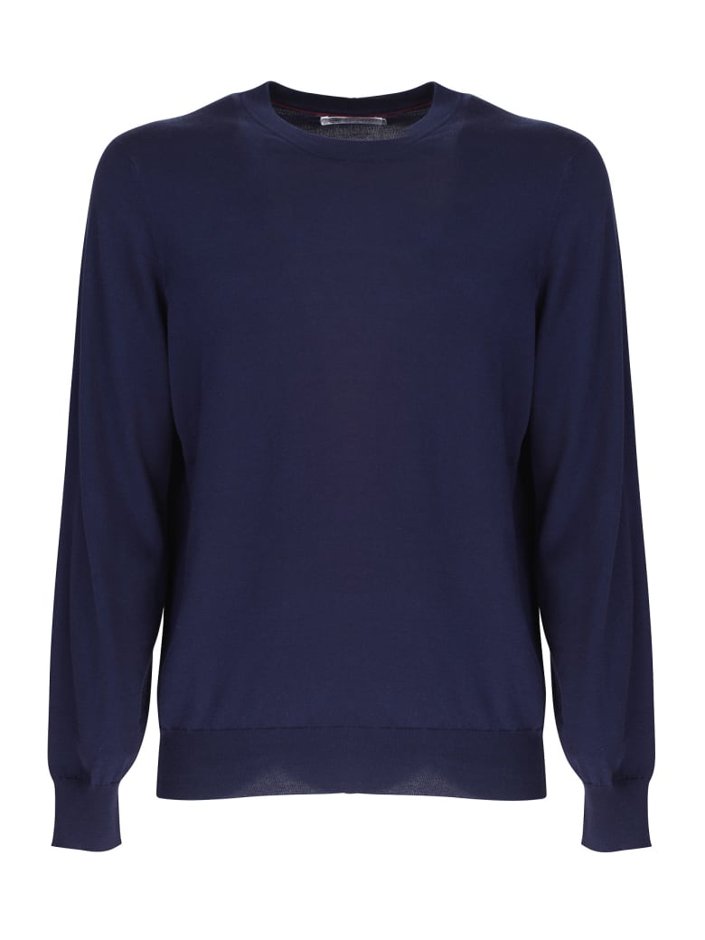 Brunello Cucinelli cotton sweater - Blu