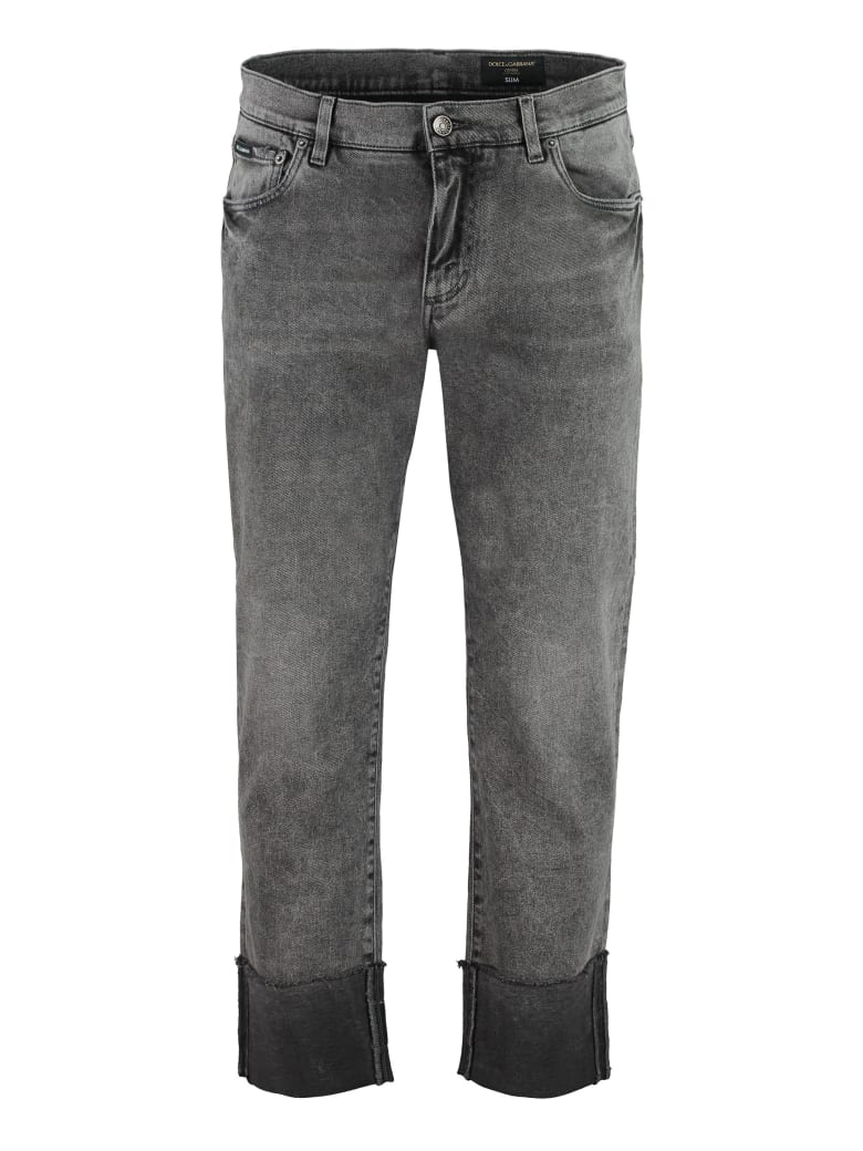 Dolce & Gabbana 5-pocket Slim-fit Jeans - grey