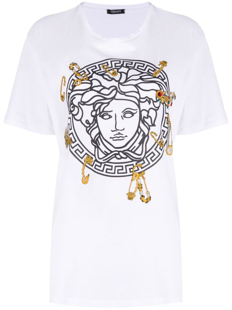 Versace T-shirt - White/black