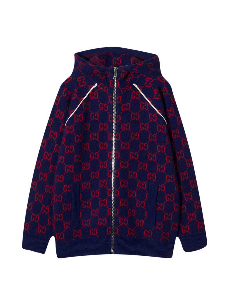Gucci Blue Sweatshirt - Rosso