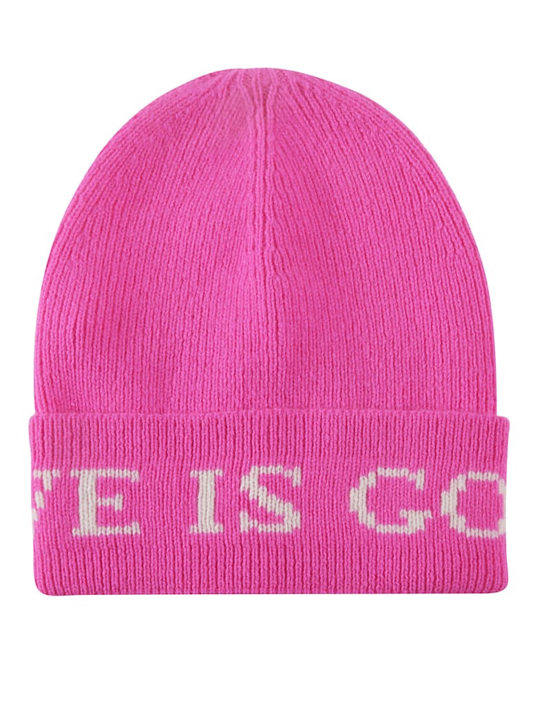 IRENEISGOOD Love Is Good Beanie - Fuxia