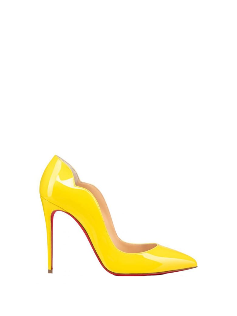 yellow christian louboutin