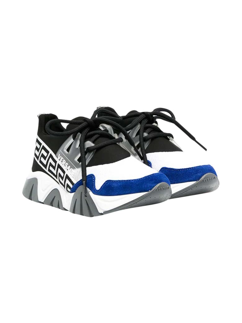 Versace Sneakers Young - Nero/bianco/blu