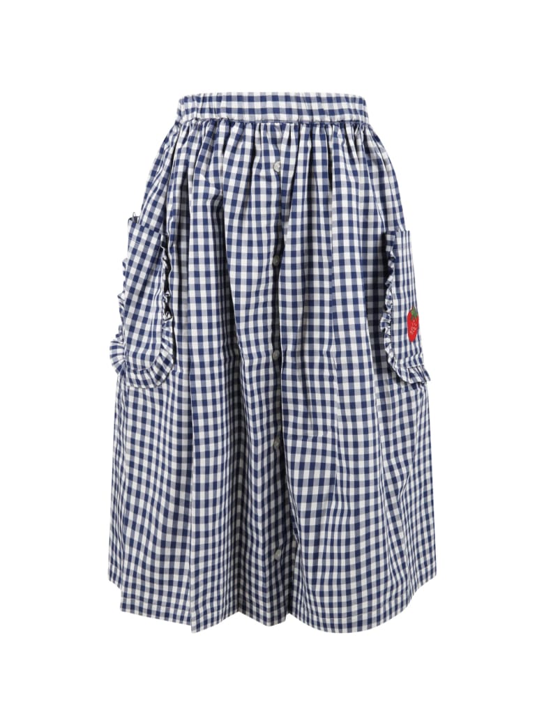 Sonia Rykiel Multicolor Skirt For Girl - Blue