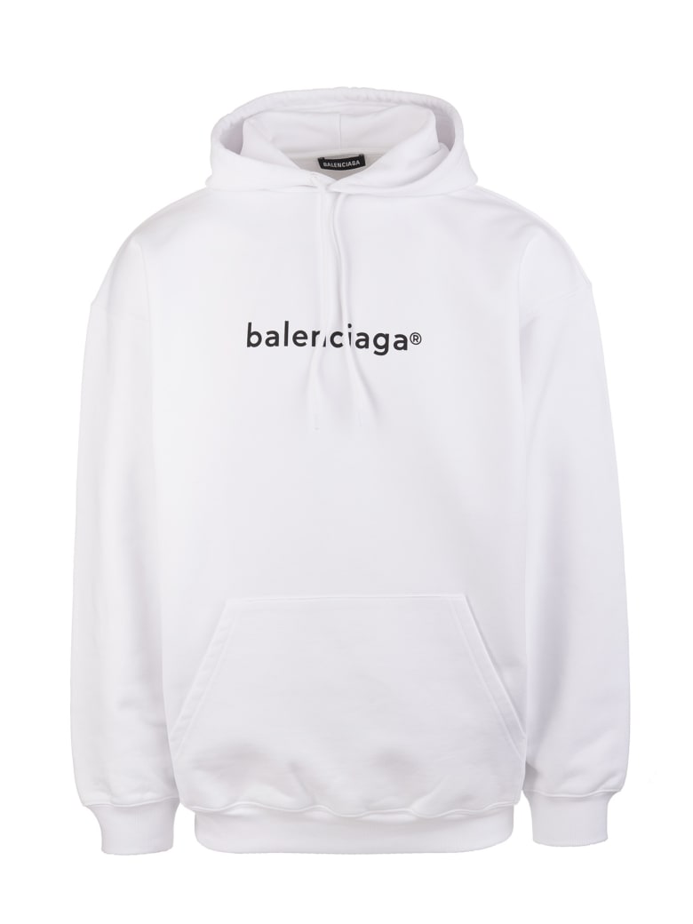 white balenciaga hoodie