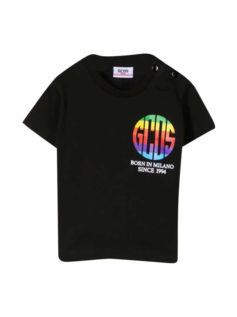 GCDS Mini Black T-shirt - Nero