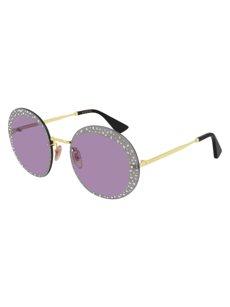 Gucci GG0899S Sunglasses - Gold Gold Violet