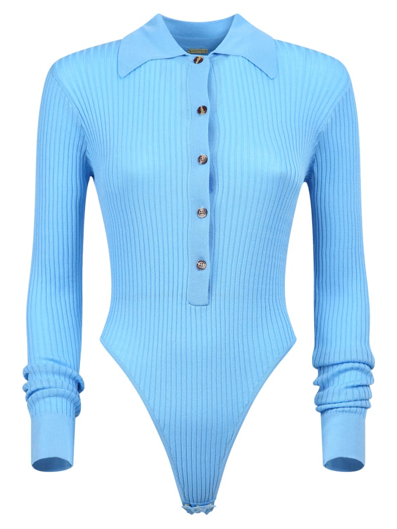 Dodo Bar Or Knitted Bodysuit - Blue