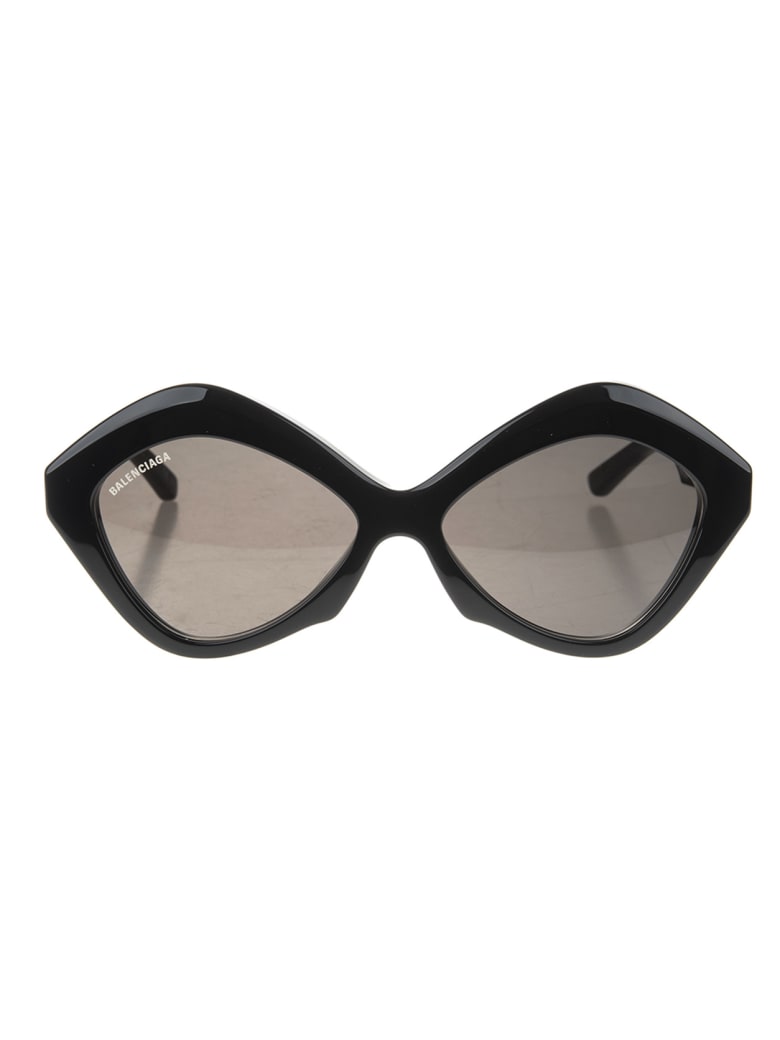 Balenciaga Woman Black Power Cat Sunglasses - Black