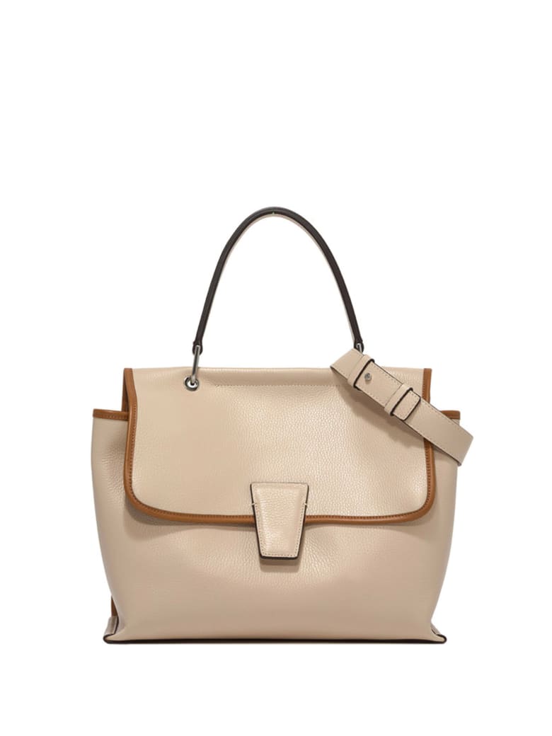 Gianni Chiarini Elettra Leather Bag - PANNA CUOIO