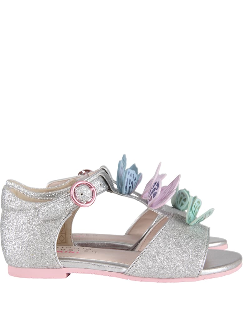 sophia webster silver sandals