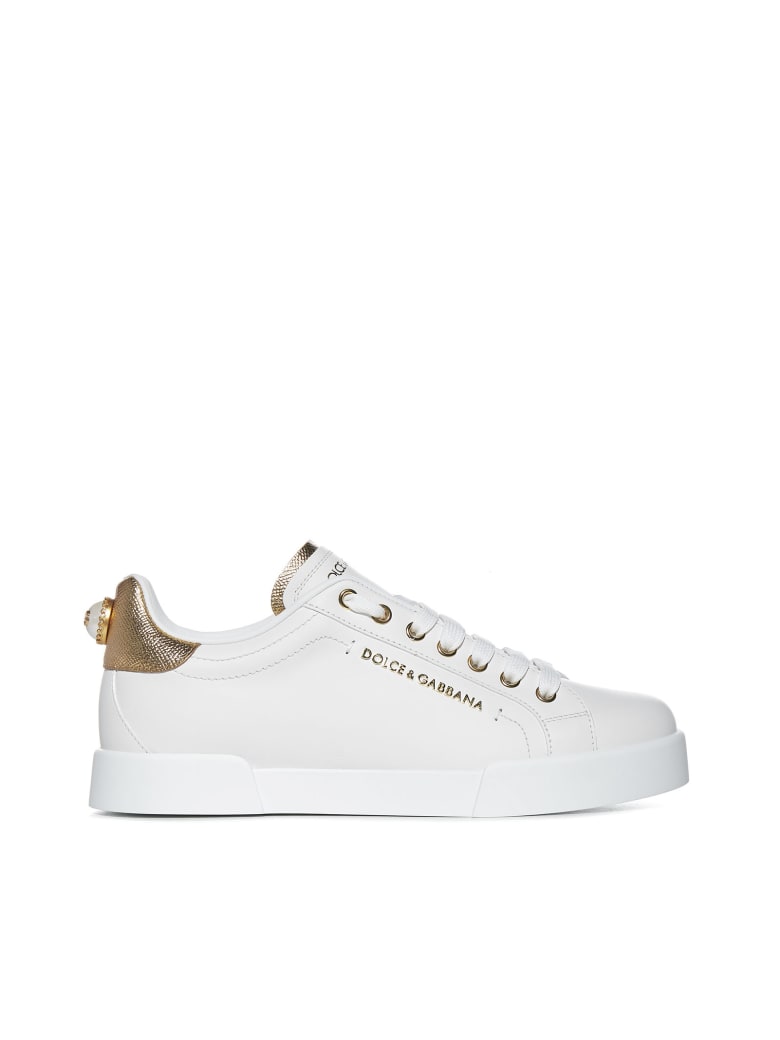 Dolce & Gabbana Sneakers - Bianco oro