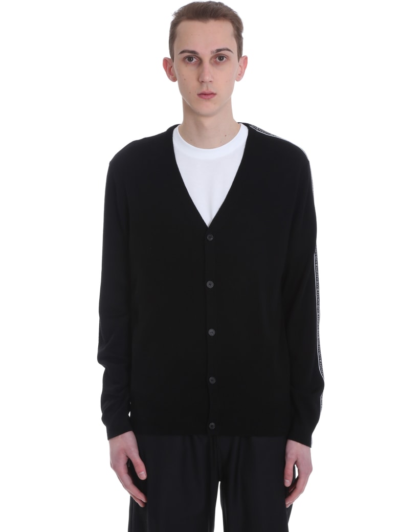 Givenchy Cardigan In Black Wool - black