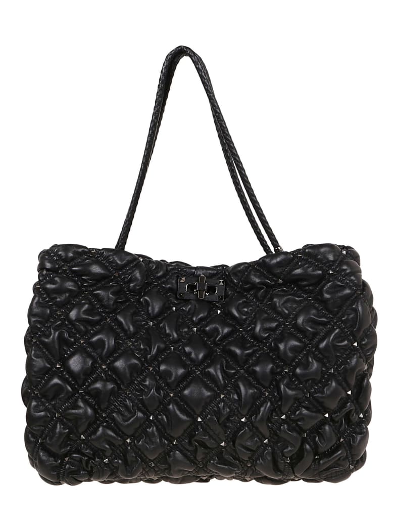 Valentino Garavani Tote Spike Me - No Nero