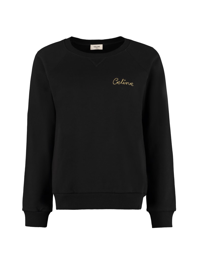 Celine Cotton Crewneck Sweatshirt | italist, ALWAYS LIKE A SALE