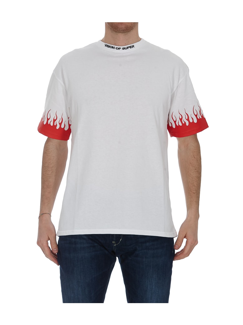 Vision of Super Flames T-shirt - Bianca