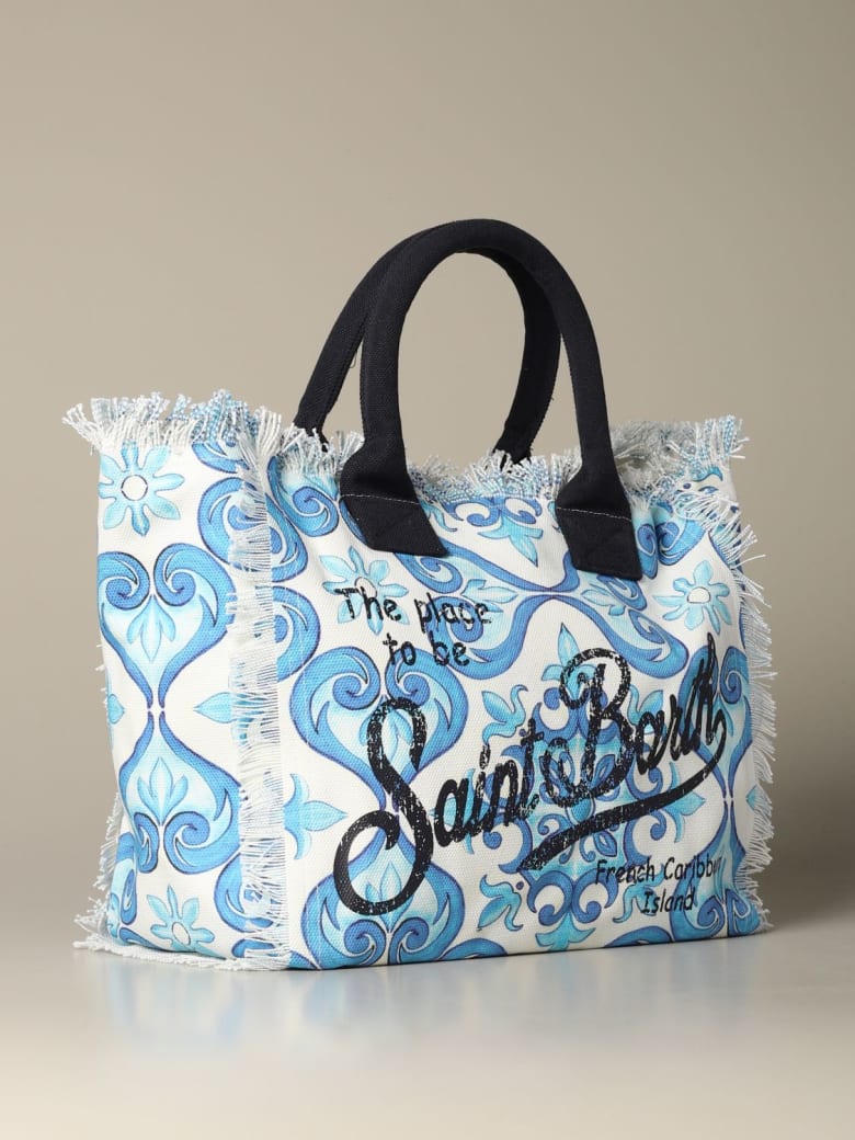 Mc2 Saint Barth Handbag Mc2 Saint Barth Vanity Shopping Bag In Canvas ...