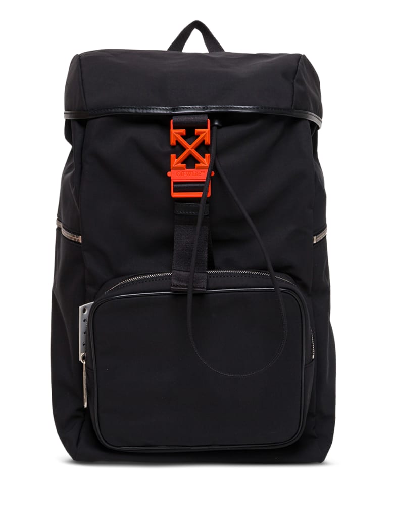 off white nylon backpack