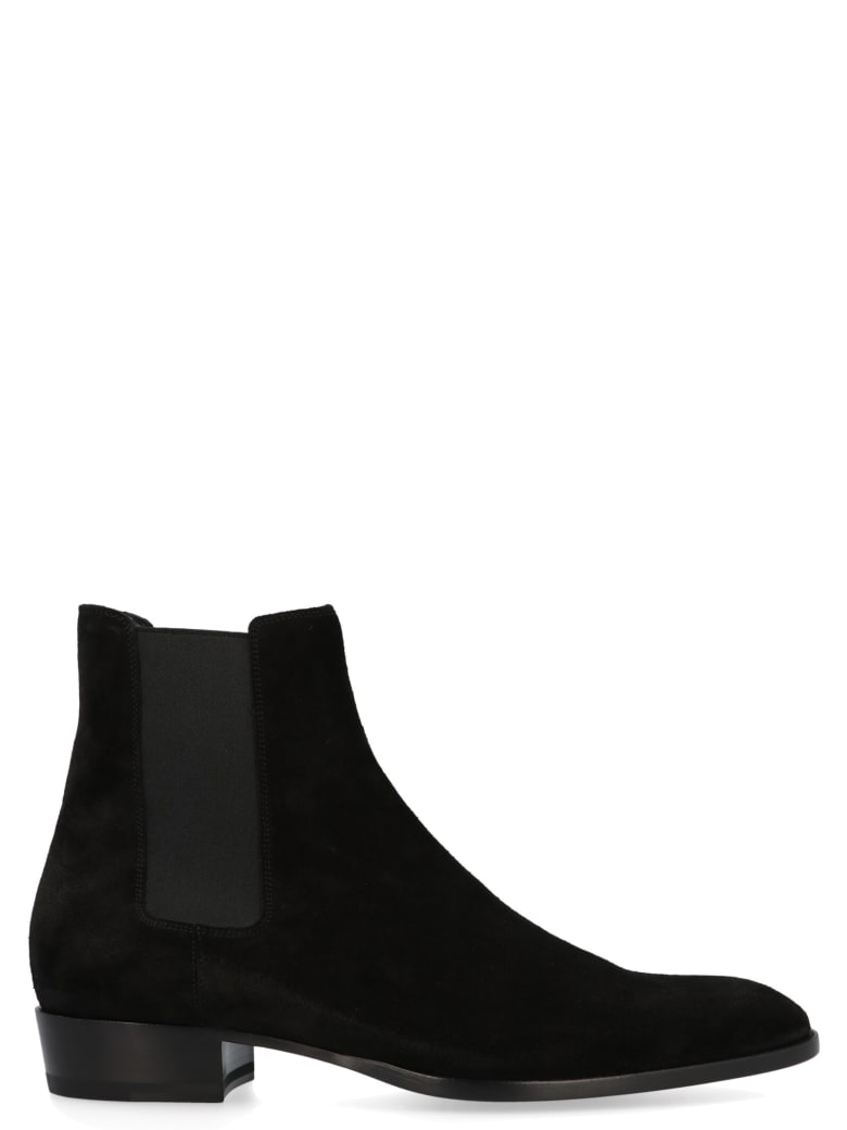 Saint Laurent 'wyatt' Shoes - Black