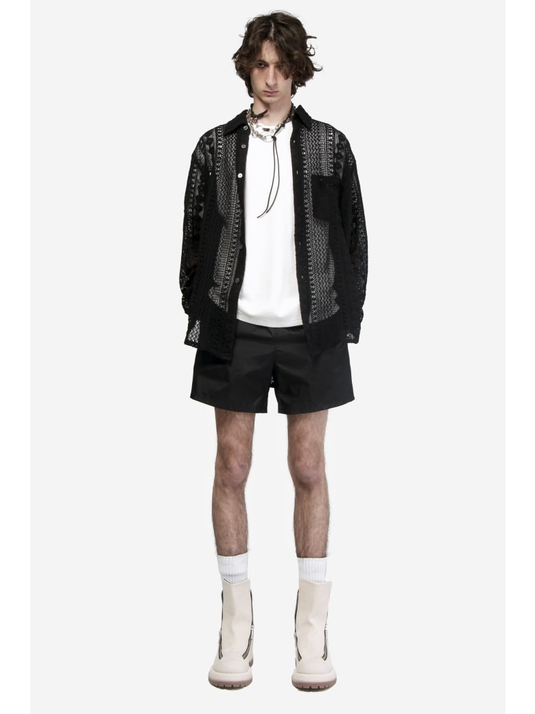 Our Legacy Drape Tech Trunks Shorts - black