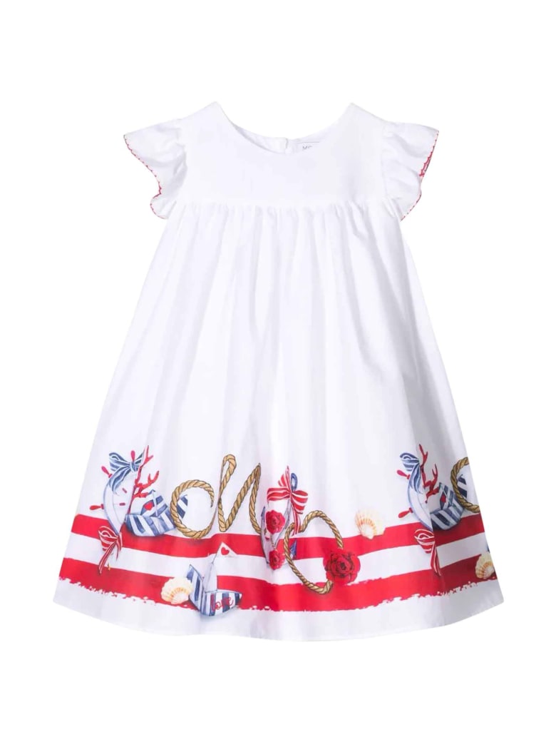 Monnalisa White Dress - Bianco