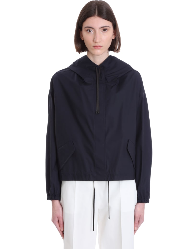 Jil Sander Casual Jacket In Blue Cotton - BLUE
