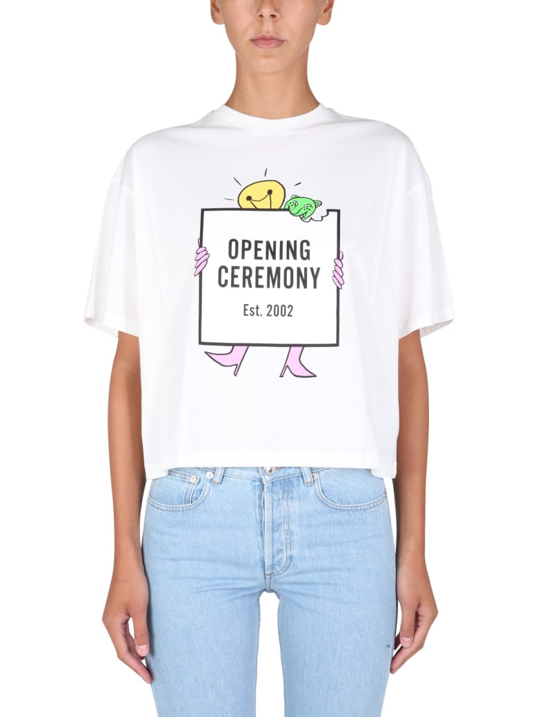 Opening Ceremony Crew Neck T-shirt - Bianco