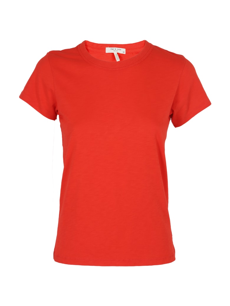 Rag & Bone T-Shirt - Battlered Rosso
