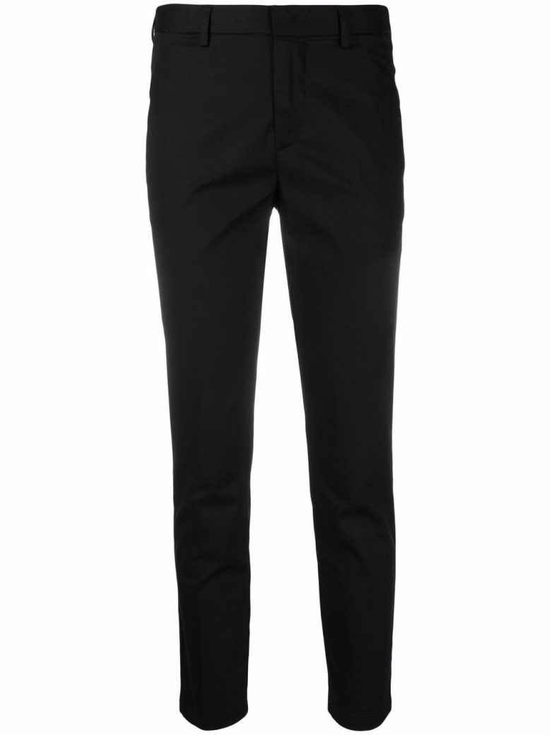 Merci Black Cotton Tailored Pants - Black
