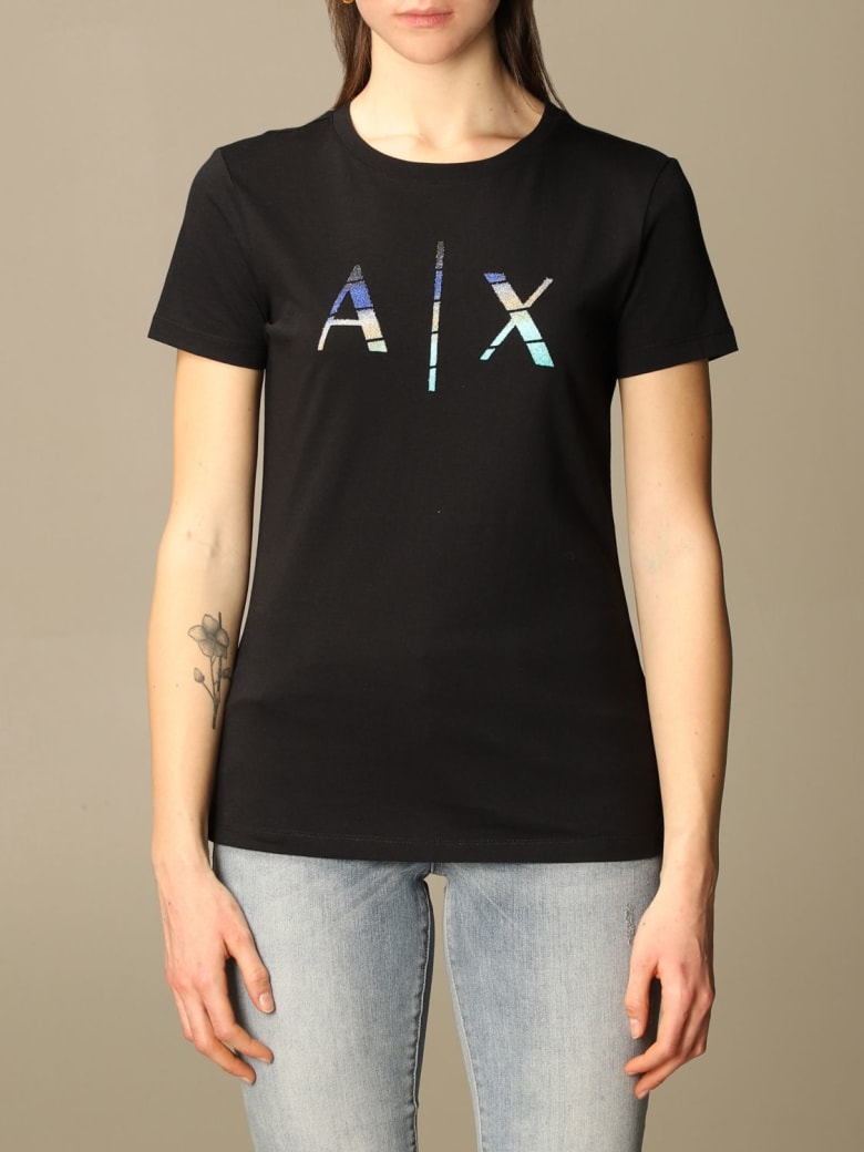 Armani Collezioni Armani Exchange T-shirt Armani Exchange T-shirt With Logo - Black