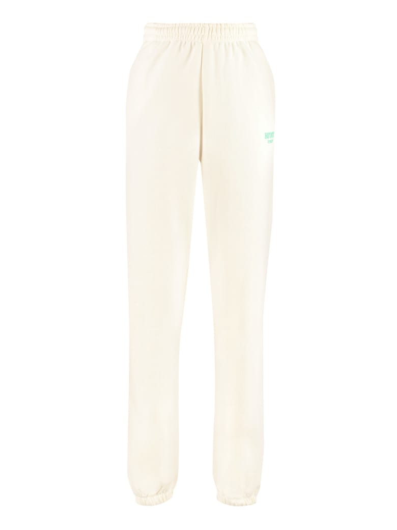 Rotate by Birger Christensen Mimi Logo Detail Cotton Track-pants - Rotate Sunday - Yellow