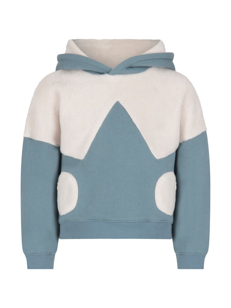 Owa Yurika Light Blue ''hiyori'' Sweatshirt For Boy - Light Blue