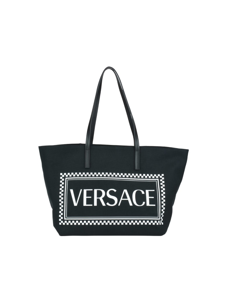Versace Logo Versace Tote Bag | italist, ALWAYS LIKE A SALE