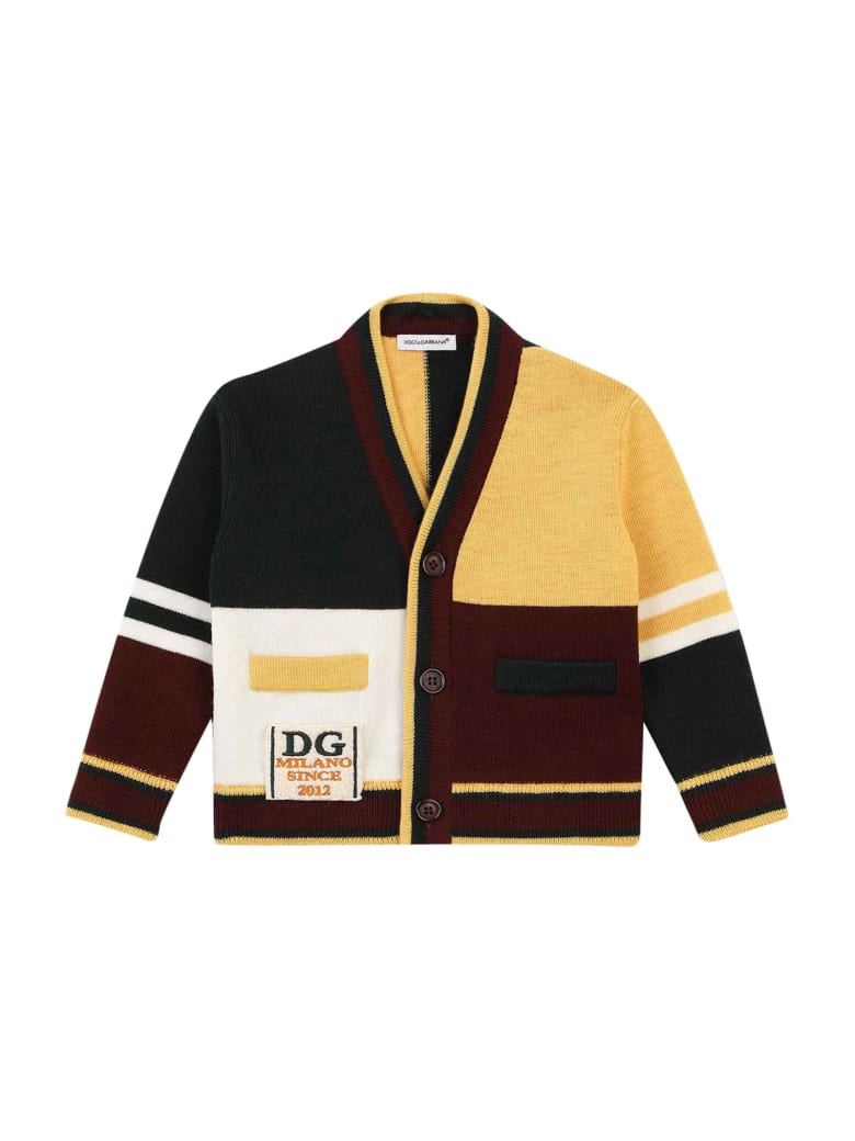 Dolce & Gabbana Color Block Cardigan Baby - Variante abbinata