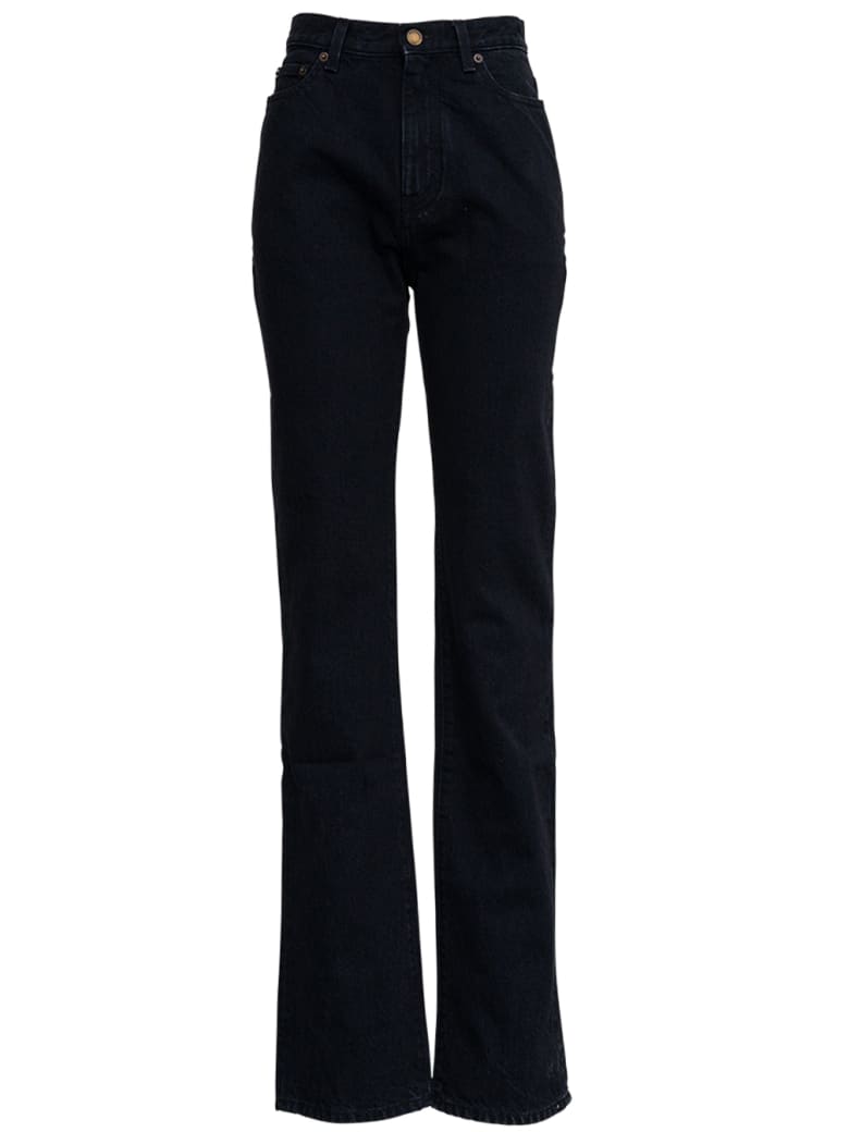 Saint Laurent 90's High Waist Jeans Look46 - Nero