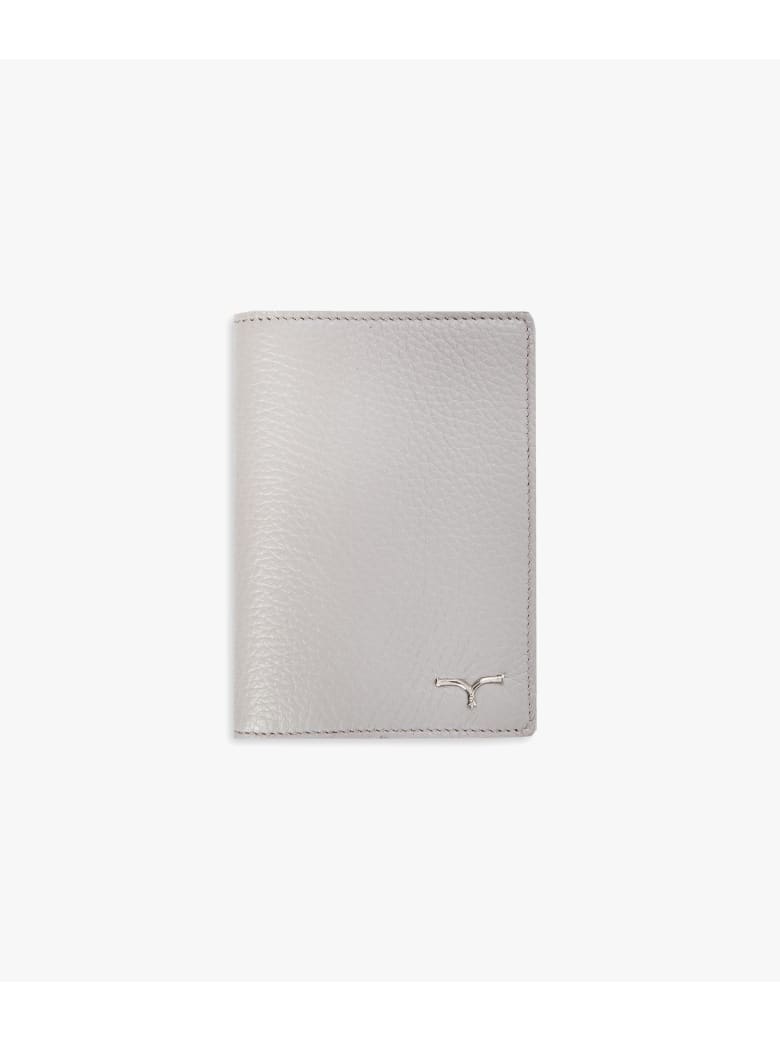 Larusmiani Passport Cover "concorde" - light grey