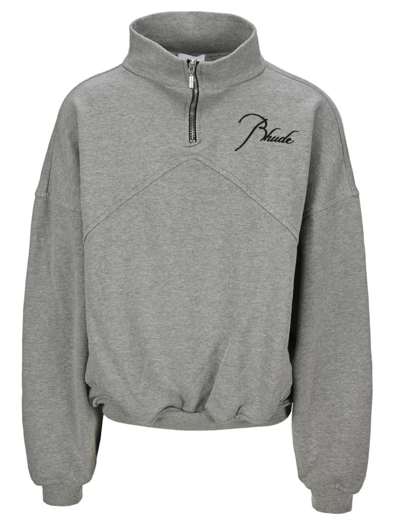 rhude puma quarter zip