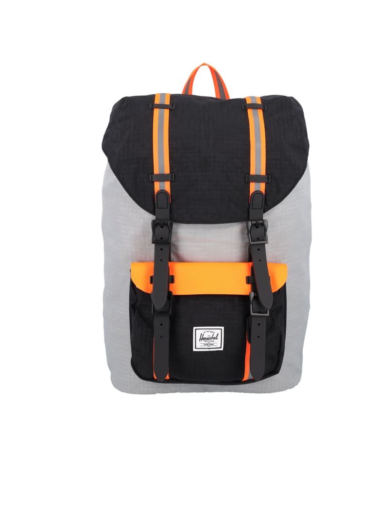 Herschel Supply Co. Herschel Herschel Little America Backpack - BLACK NEON ORANGE