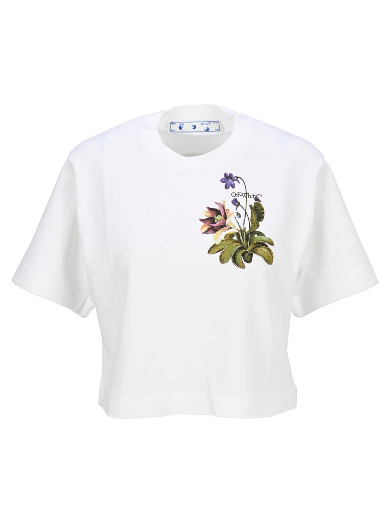 Off-White Off White Botanical Arrows T-shirt - Bianco