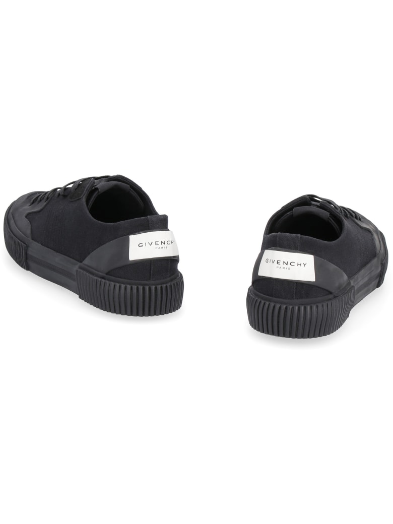 givenchy chain tennis light low sneakers in canvas