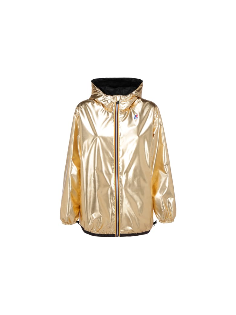 Fendi X K-way Coat - Gold