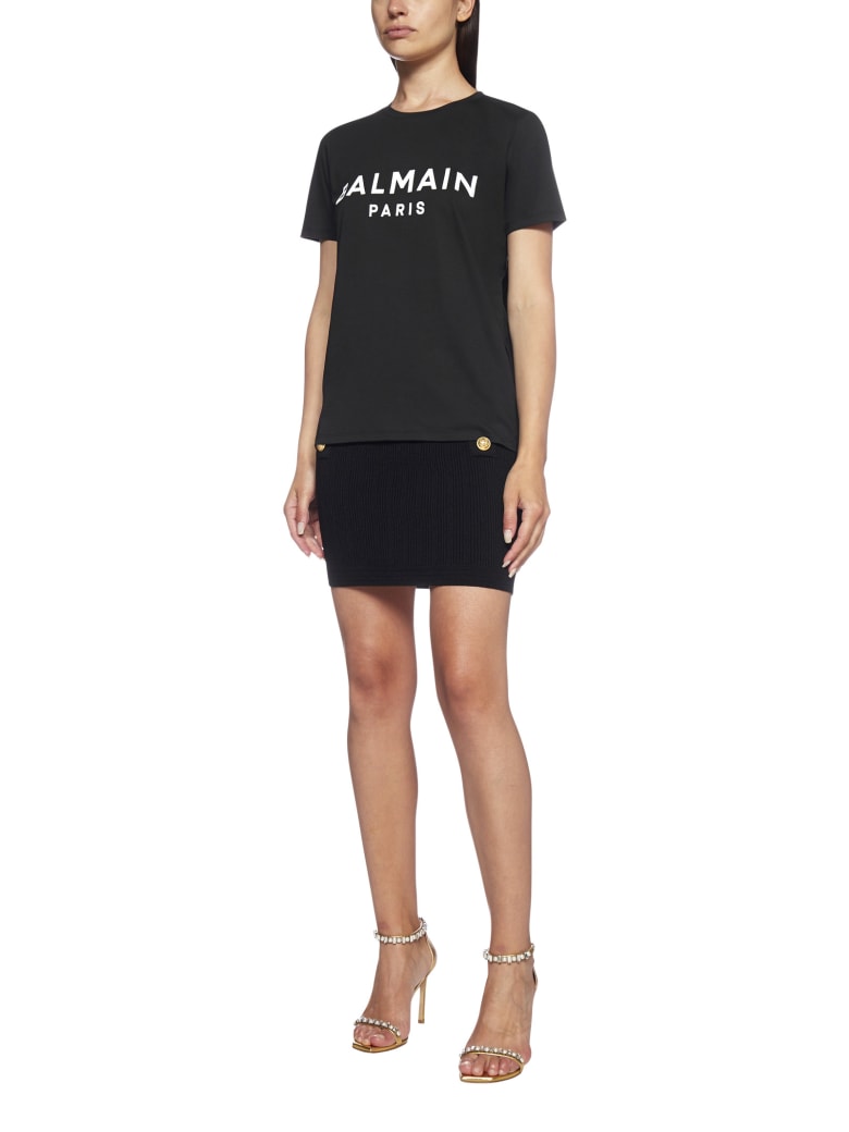 Balmain T-Shirt - Noir blanc