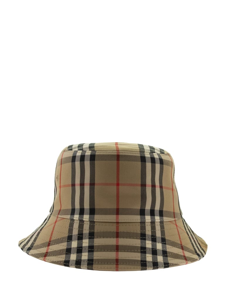 Burberry Vintage Check Cotton Blend Bucket Hat - Archive Beige