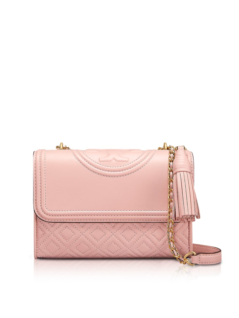 Tory Burch Fleming Quilted Leather Small Convertible Shoulder Bag | italist
