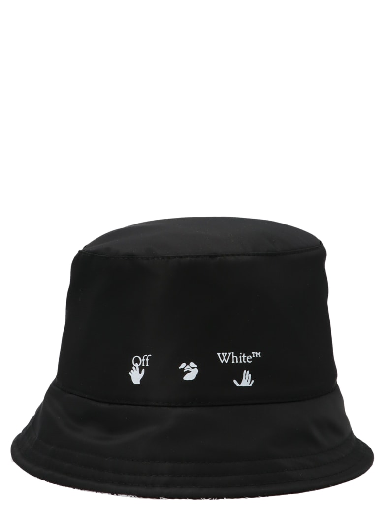 off white bucket hat