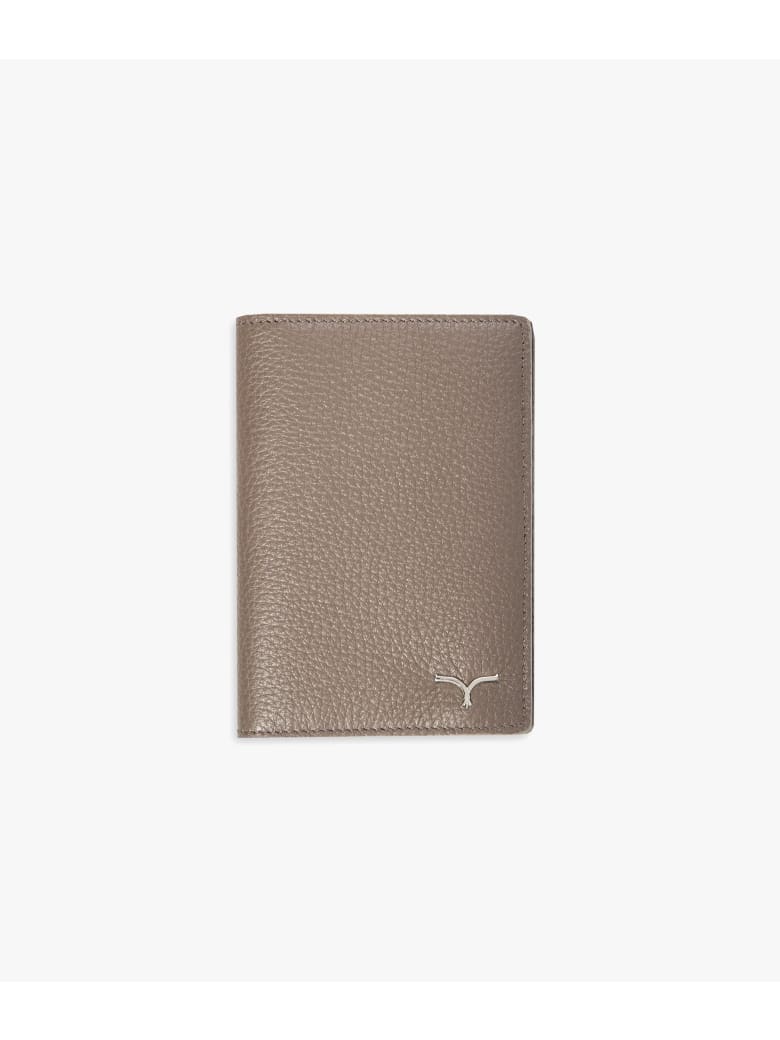 Larusmiani Passport Cover "concorde" - mud