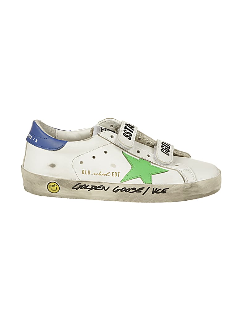 Golden Goose Old School Leather Upper Stripes Star - 10755